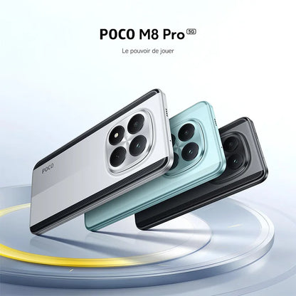 POCO M8 Pro 5G, NFC, 6.83" CrystalRes 1.5K AMOLED Display, Snapdragon® 7s Gen 4, 50 MP Camera, 6500 mAh Battery, IP68