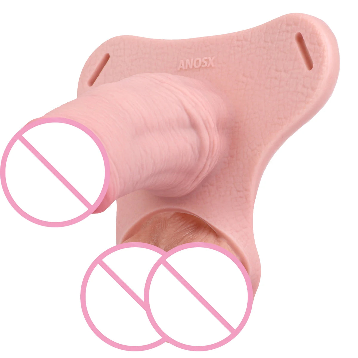 ANOSX Multi-styles Penis Sleeve Realistic Dildo Sheath Silicone Male Chastity Cage With Lockable Secure Chastity Belt BDSM Toy