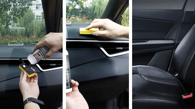 Hydroshine Ceramic Trim Restorer Gel Plastic Vinyl Plastic Rubber Dressing Interior Detailer Leather Care Protect Car Care