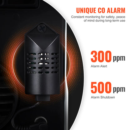 SucceBuy 2KW Diesel Heater 12V/24V All in One Diesel Air Heater with Remote Control Display Screen CO Alarm for Vehicle&Outdoor