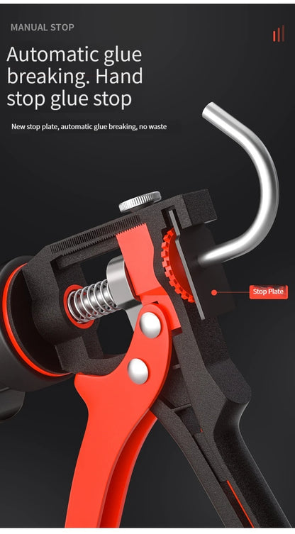 High Quality Glass Glue Gun Manual Universal 360 ° Rotatable Glue Gun Labor-saving Household Sealing Tool Structural Glue Gun