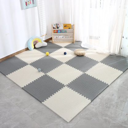 4~20Pcs Puzzle Fitness Mat, Eva Interlocking Foam Floor Tiles for Home Gym, Home Gym Equipment Mat, Non-Slip Floor Mat for Kids
