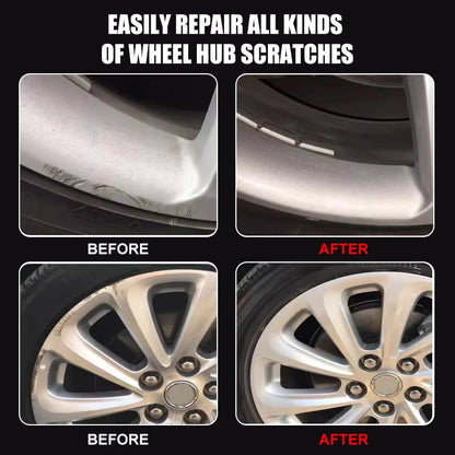 FARIENNE 30g Wheel Hub Scratch Repair Paste Waterproof Anti-Fouling Alloy Rim Refurbishment Cream For Car Wheel Scratch Removal