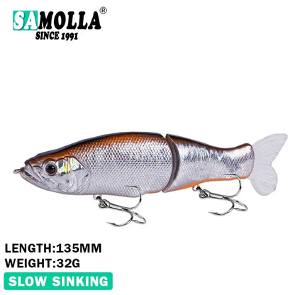 11.5cm/18.5g Balam Glide Bait Catfish Joint Giant Hard Bait Swimbait for Pike Bass Saltwater Glide Bait Leurre De Pêche