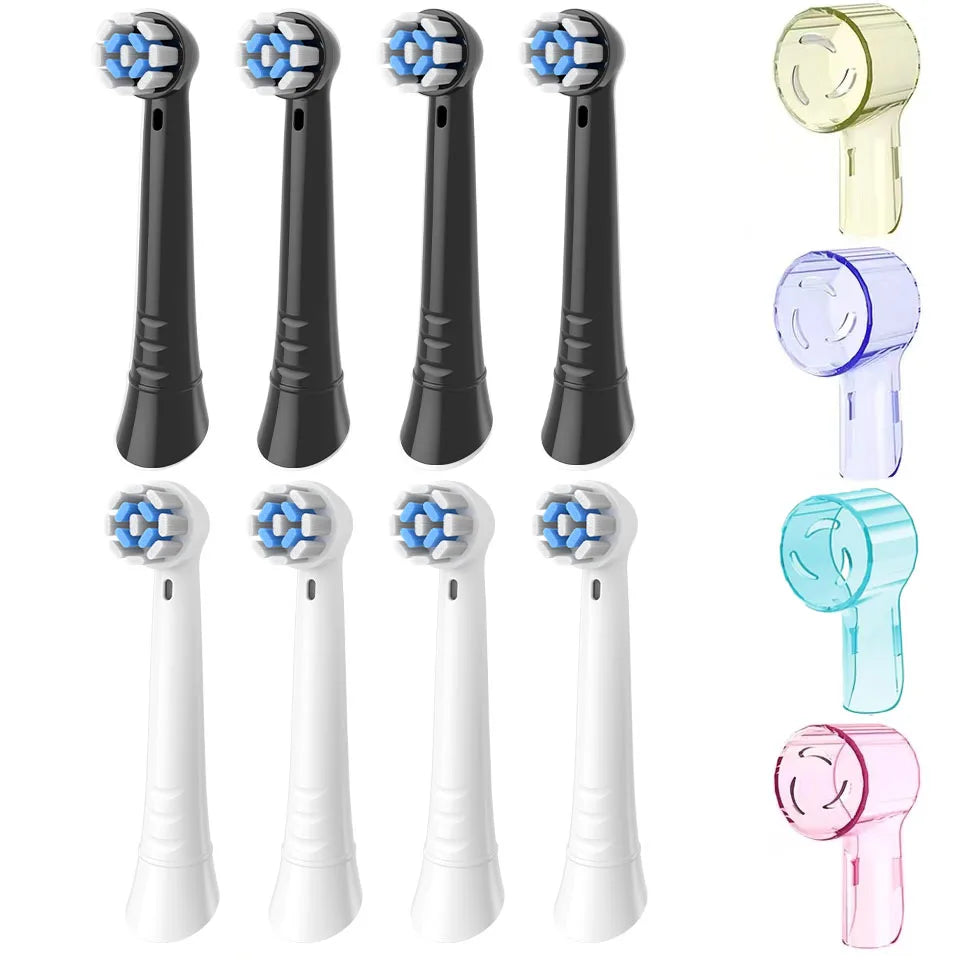 Toothbrush Replacement Heads Compatible with Oral B iO 10 9 8 7 6 5 4 3 Series Electric Toothbrush, 4 Pack Brush Heads