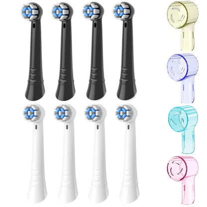 Toothbrush Replacement Heads Compatible with Oral B iO 10 9 8 7 6 5 4 3 Series Electric Toothbrush, 4 Pack Brush Heads