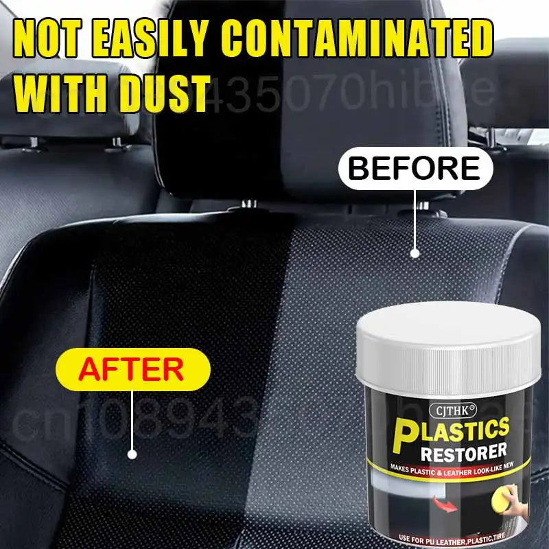 Car Plastic Restorer Back To Black Gloss Car Cleaning Products Plastic Leather Restore Auto Polish And Repair Coating Renovator