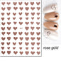 3d Nail Art Stickers Red Black White Love Hearts Stars Clouds French Full Tips Adhesive Nail Decals Slider For Manicure