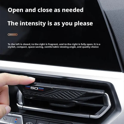 Suitable for BMW car mounted aromatherapy blade air outlet bracket 3 series 5 series X1X3X5 automotive solid fragrance cream int