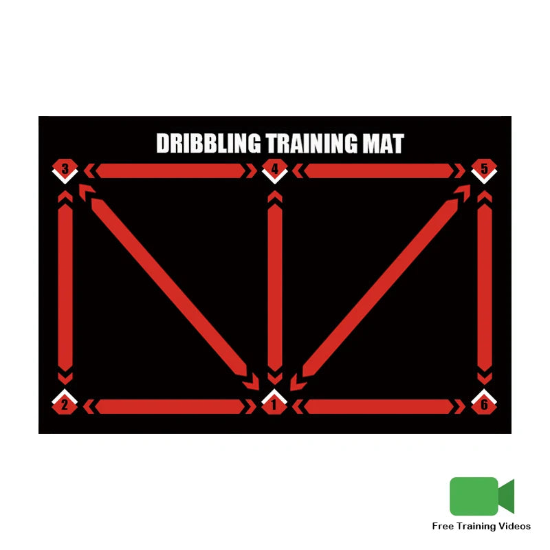 Durable non-slip football training mat Foldable carpet dribbling football training mat children's football indoor equipment