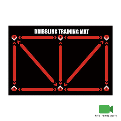 Durable non-slip football training mat Foldable carpet dribbling football training mat children's football indoor equipment