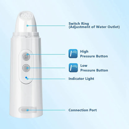 ABUN-Portable Bidet, Travel Bidet, Rechargeable Portable Bidet, Mini Handheld Portable Bidet Sprayer With Travel Bag