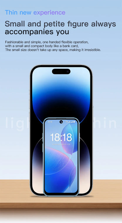 SOYES XS19 3G Mini Smartphone Android 10.0 Dual SIM Standby 3.88 Inch HD Mobile Phone 2GB+16GB 2000mAh Small Cell Phones Face ID