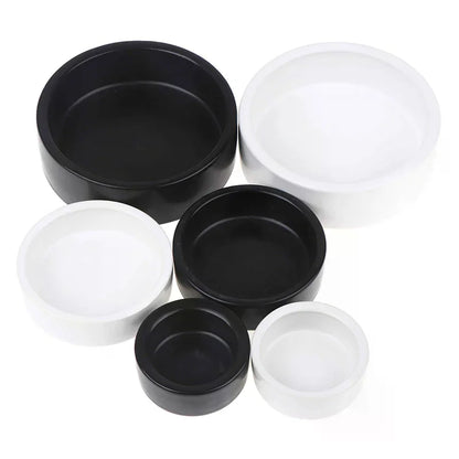 Ceramic Feed Bowl Reptile Food Ceramic Bowl Anti-Escape Ceramic Feeder Dish Reptile Water Bowl For Hermit Crab Gecko Chameleon