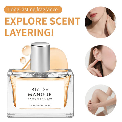 Sweet Creamy Vanilla Ice Cream Perfume, Fresh Mango Pistachio Gourmand Eau De Toilette Long-lasting Alluring Women's Fragrance