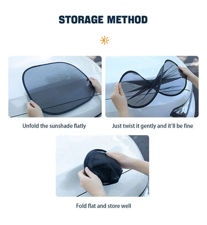 BLALION Car Sunshade Covers Cover Universal Windscreen Folding Visor Reflector Windshield Auto Sun Shade Protector Accessories