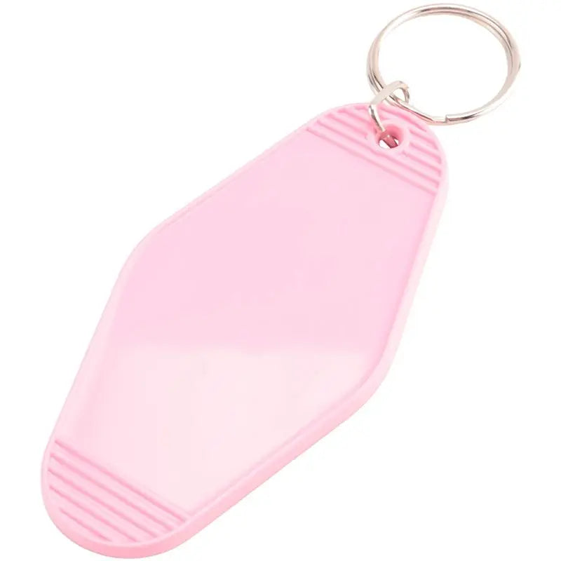 A84E-24 Pcs Vintage Motel Keychain DIY Blank Hotel Keychains Heat Transfer Blank Keychains Bulk Sublimation