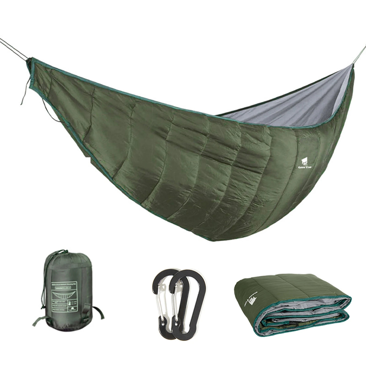 Portable Hammock Underquilt Winter Cold Weather Warm Under Quilt for Outdoor Camping Hiking Traveling Supplies