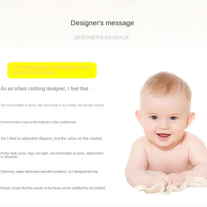 0-12Months Adjustable Reusable Diaper Pants Baby Washable Diaper Convenient 3-15kg Leakproof Cloth Diapers Newborn