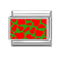 Wholesale Fashion Personalized DIY Red Color Italian Charm Bracelet Watermelon Tomato Bead 9mm Bracelet Stainless Steel Jewelrys