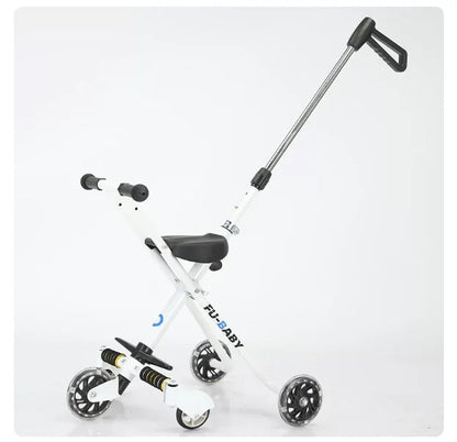 Lightweight Foldable Kids Travel Push Cart Outdoor Stroller for 6 To 12 Years Old Children
