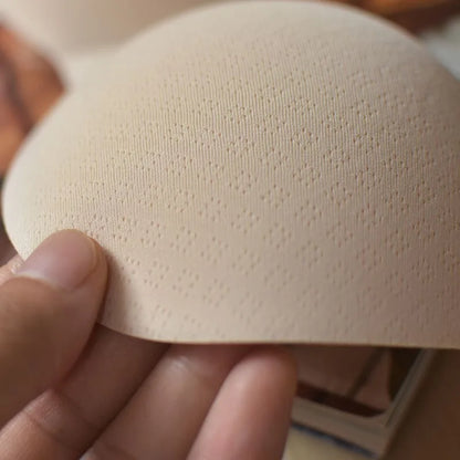 1 Pair Women Summer Swimsuit Padding Inserts Sponge Foam Bra Pads Chest Cup Breast Bra Bikini Insert Chest Pad