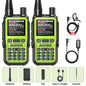 Baofeng UV-5R Mini Walkie Talkie Bluetooth Programming Wireless Copy Frequency Full Band 999CH AM FM Type-C Long Range Ham Radio