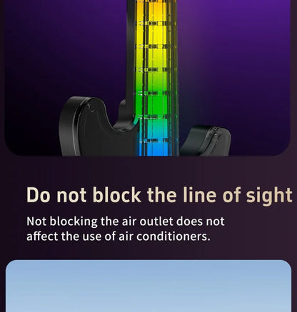 1PC Car Air Conditioner Vent Guitar Aromatherapy Atmosphere Light Perfume Fragrance Decorative Music Pickup Lamp Car Accessories