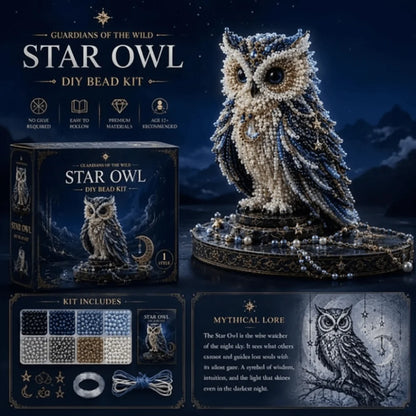 3D Design Animal Guardian Beading Kit Animal Shape Material Package DIY Beadwork Craft Kit with Colorful Beads Handmade