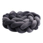 1-4M Baby Bumper Bed Braid Knot Pillow Cushion Bumper for Infant Crib Protector Cot Bumper Room Decor Crib Bedding Braid Set
