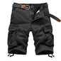 2026 Summer Men Shorts Fashion Plaid Beach Shorts Mens Casual Shorts Military Short Pants Male Bermuda Cargo Overalls No belt