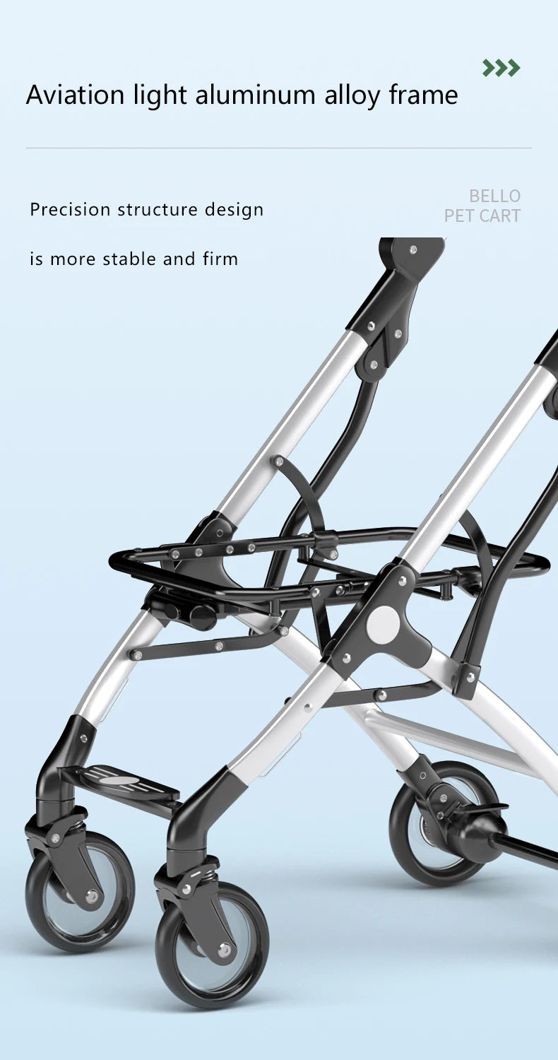 STLFBello Cat Trolley Cat Stroller Pet Stroller Cat Pet Carriers & Travel Products