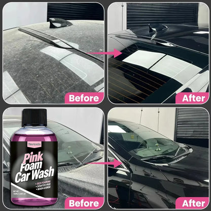 Pink Foaming Extreme Bodywash & Wax Foaming Car Wash Soap, (Works with Foam Cannons/Guns or Bucket Washes) For Cars, Trucks