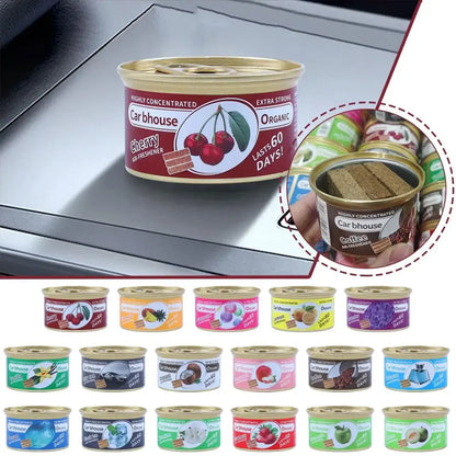 Canned Wood Blocks Auto Supplies Car Air Fresheners Perfume Coffee Flavor Explosion Car Foreign Aromatherapy Deodorant Supplies
