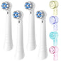 Toothbrush Replacement Heads Compatible with Oral B iO 10 9 8 7 6 5 4 3 Series Electric Toothbrush, 4 Pack Brush Heads