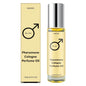 Men's Pheromone Cologne Essential Oil—Men's Cologne with Woody Fragrance, Long-Lasting Scent, Roll-On Design, Lightweight, Portable