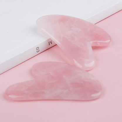 Natural Stone GuaSha Jade Facial Beauty Scraping Massage Tools Firm Skin Care Face Gua Sha SPA Physical Therapy Gue Che Roller