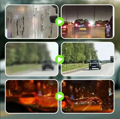 Crystal-Clear Windshields for European Cars: Glass Brush + Oil Film Remover (Front & Interior)