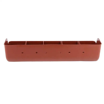 5 Slots Piglet Fodder Slot Farm Animal Supplies Livestock Fodder Dish Feeding Bowl For Cattle Pigeon Dog Goat Piglet Feeder