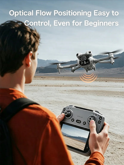 GT50 RC Drone Professional 4K HD Dual Cameras UAV Intelligent Obstacle Avoidance Dron Optical Flow Hovering Quadcopter Kid Gifts