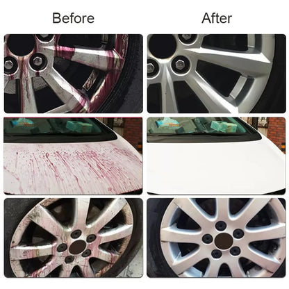 Iron Remover Car Detailing Spray Dissolve Brake Dust Rust Stain Cleaner Safe For Car Paint Alloy Wheel Rim Metal Surfaces