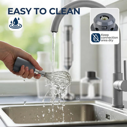 Hand Immersion Blender Powerful 4-in-1,Stainless Steel Stick Food Mixer,700ml Mixing Beaker,500ml Processor,Whisk