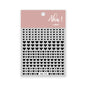 White Bloom Translucent Hollow Butterfly Heart Nail Sticker Press on Nails Decals Hollow Heart Star Moon Shape Sticker Sliders