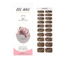 16/18/20Tips Semi-Cured Gel Nail Strips Adhesive Full Cover Stickers for Nails UV Lamp Need Press On Nails Fashion Manicure