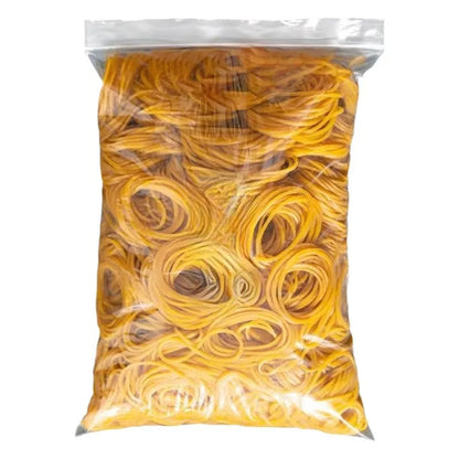 High-elasticity Durable and High-temperature Resistant Yellow Rubber Band Industrial Toys Are Widely Used Set 100/300/666 Pieces