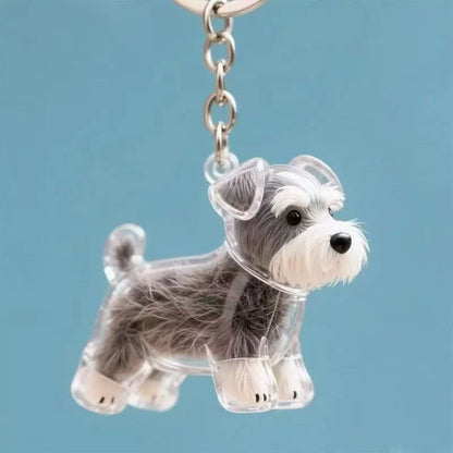 New Clear Puppy Hair Memorial Keepsake Capsule Pet's Dog Fur Container DIY Pendant Keychain Decor Pet Lovers Home Display Gifts