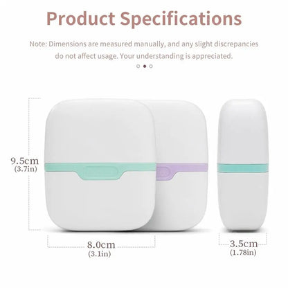Double-headed facial ice roller, used for facial and head massage, made of resin material, without fragrance and battery