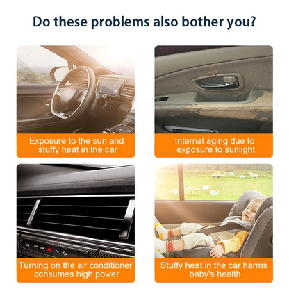 BLALION Car Sunshade Covers Cover Universal Windscreen Folding Visor Reflector Windshield Auto Sun Shade Protector Accessories