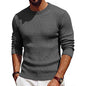 Luxury Knite Crew Neck Sweater Man Cable Long Sleeve Pullover Casual Knitted Shirts Work Jumper Spring Mens Coats Autumn Tops