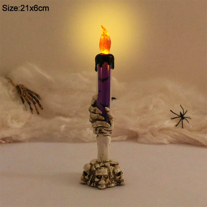 Halloween Led Candles Skeleton Ghost Hands LED Light Happy Halloween Party Home Decoration Supplies Haunted House Horror Props